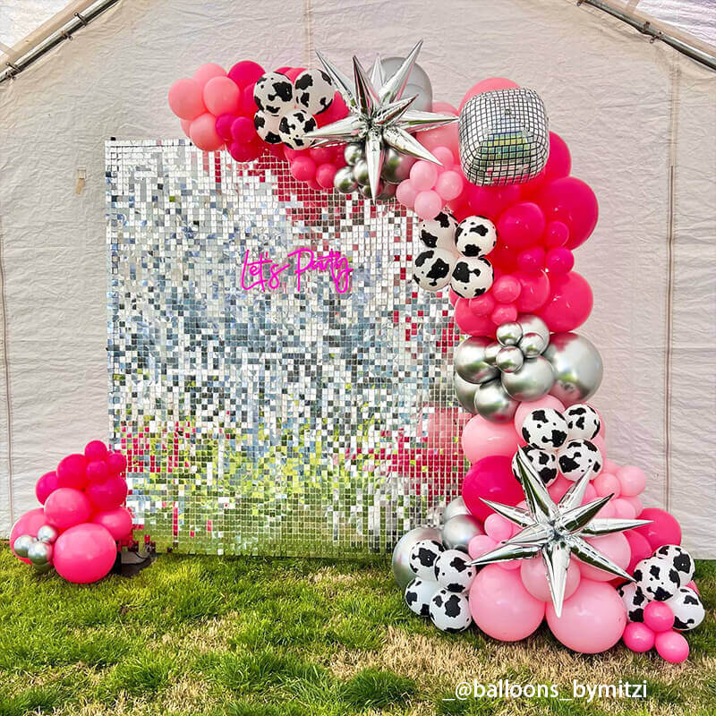 Fancy Silver Shimmer Wall Panels – Easy Setup Wedding/Event/Theme Part –  ubackdrop