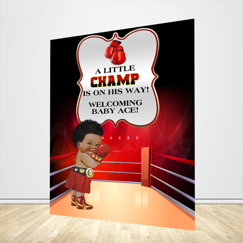 Boxing baby best sale shower decorations