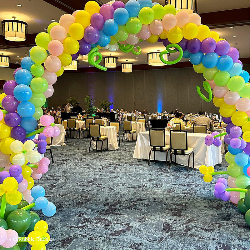 10x8 Ft Aluminum Balloon Arch Frame Wedding Arch Stand-ubackdrop