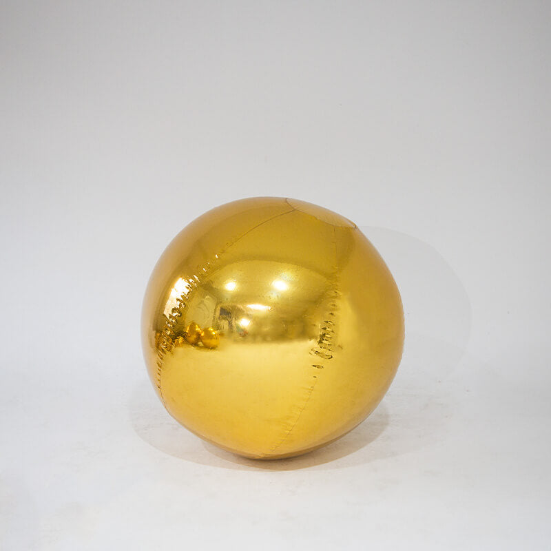 Golden Color Inflatable Mirror Ball Reusable Big Bubble Balloon 