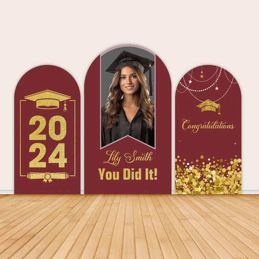 2024 Graduation Party Decorations Backdrop Covers-ubackdrop