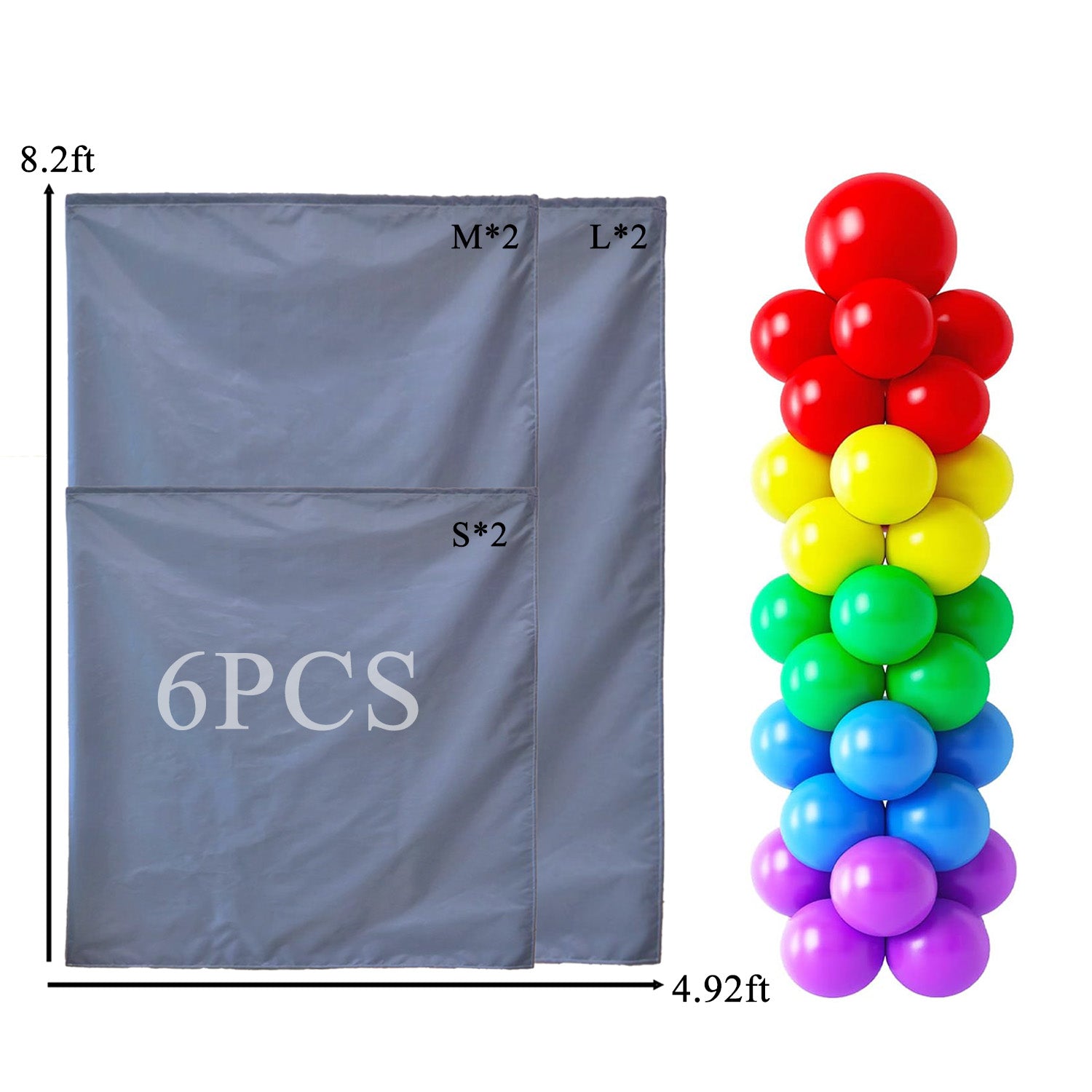 Balloon Transport Bags Reusable Space-Saving Giant Storage Bags-ubackdrop