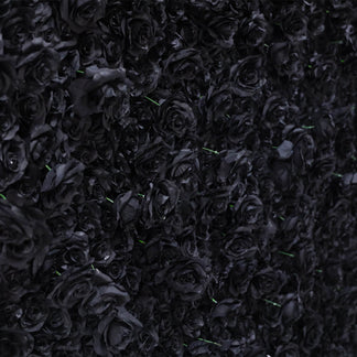 Black Rose Flower Wall Backdrop – ubackdrop