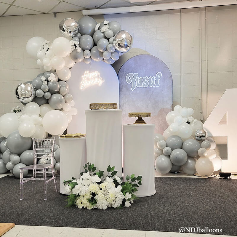 Chiara Backdrop Wall Set, Arched Wall Set Birthday&Baby Shower&Wedding ...