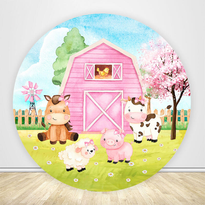 Farm Party Theme Kids Birthday Party Backdrop Decoration – ubackdrop