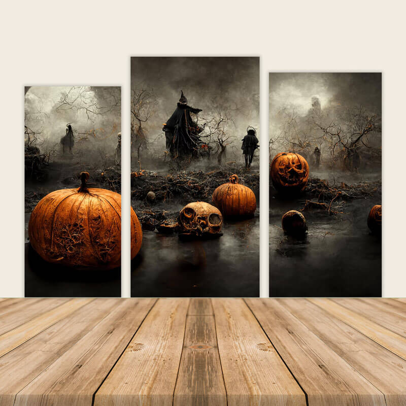 Halloween Theme Pumpkin Party Decoration Backdrop Cover – ubackdrop