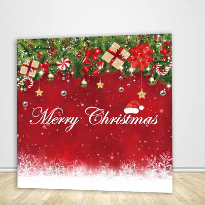 Merry Christmas Party Backdrop Decoration-ubackdrop