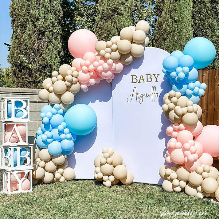 Chiara Backdrop Wall Set, Arched Wall Set Birthday&Baby Shower&Wedding ...