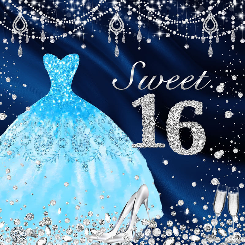 Sweet 16 Backdrops Name Colour Font Lowest Price One to One