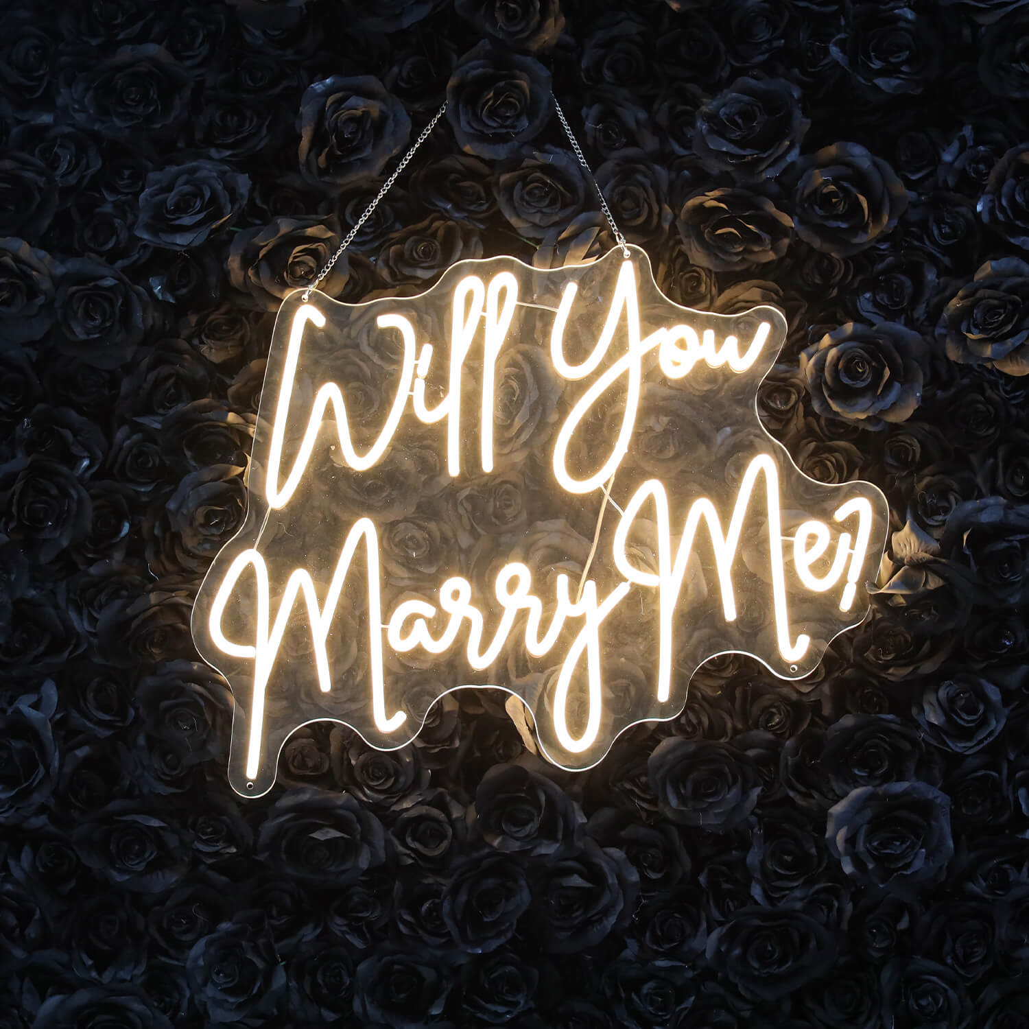 Will You Marry Me LED Neon Sign Proposal Party Decoration Backdrop ...