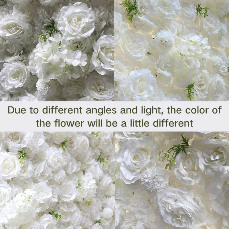 Artificial Flowers Decoration Wall Paper