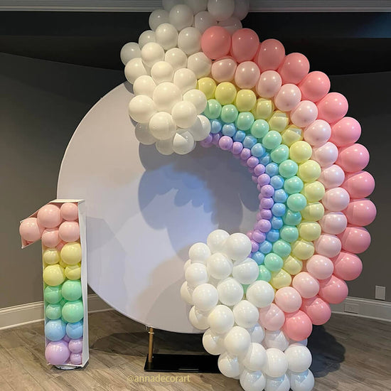 Party & Hoop Balloon Circle Loop Flower Arch Backdrop Stand – ubackdrop