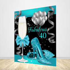 Fabulous 40th Birthday Backdrop – ubackdrop