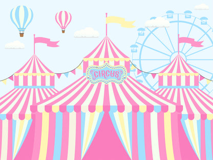 Carnival pink and white paint hi-res stock photography and images