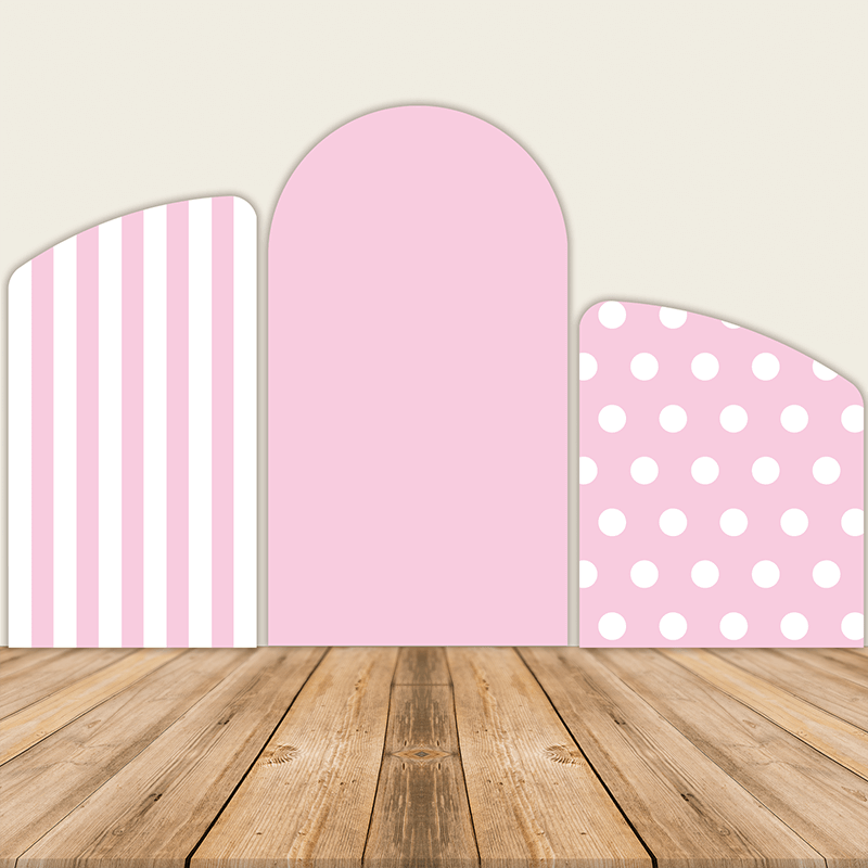 Pink Dots Chiara Backdrop Arched Wall Covers ONLY-ubackdrop