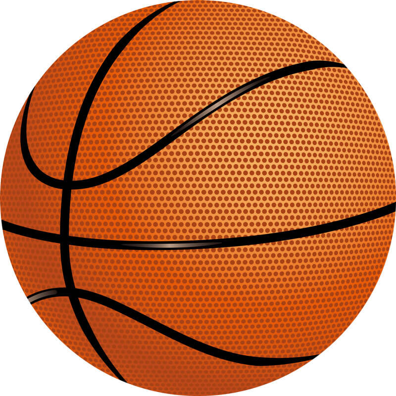 Basketball Theme Round Backdrop Sports Themed Party Photography Backdrop-ubackdrop