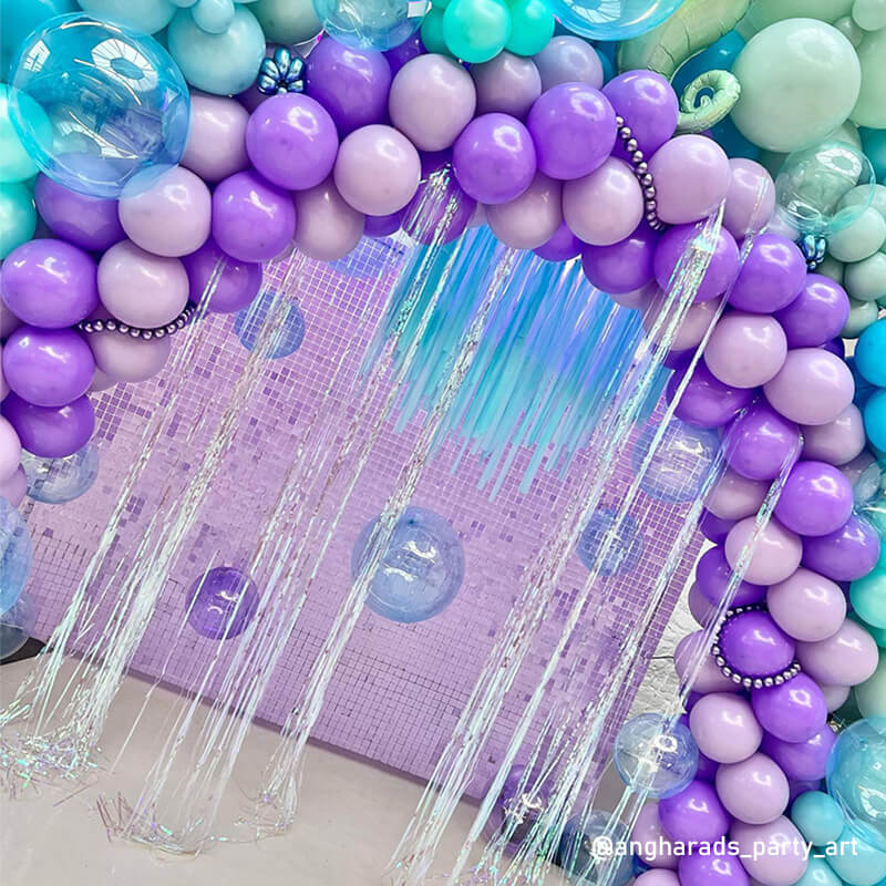 Violet Color Theme Balloon Kit Birthday Party Wedding Anniversary Part –  ubackdrop